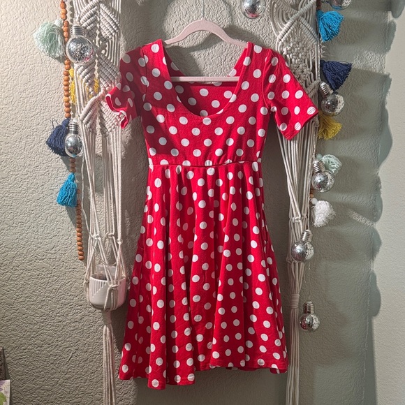 Remi Girl Red Polka Dot Twirl Dress - Picture 2 of 5